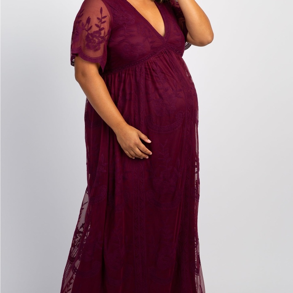 Pink Blush Maternity Dress 2X